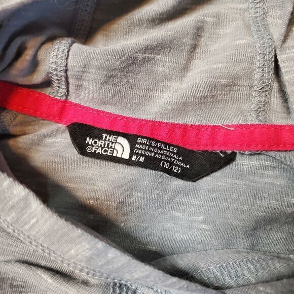 THE NORTH FACE Pullover Long Sleeve Hooded Tee - Sz. M (10-12) - Picture 4 of 6